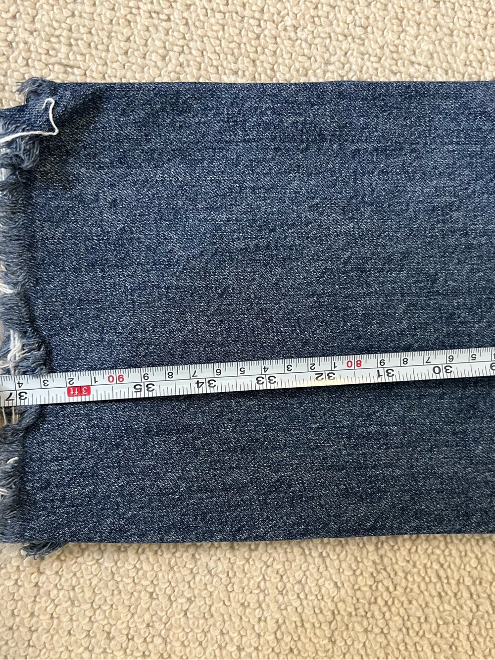 Agolde Dark Blue High-Rise Straight Crop Jeans - Picture 5 of 6